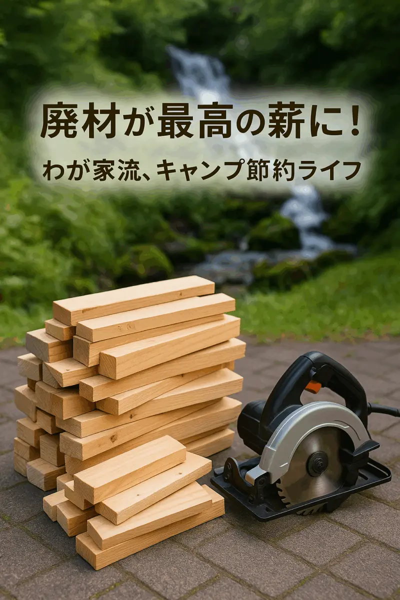 家にある端材を電のこでカットするお話
