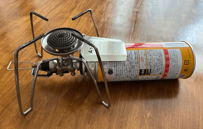 SOTO レギュレーターストーブ ST-310
セットした状態