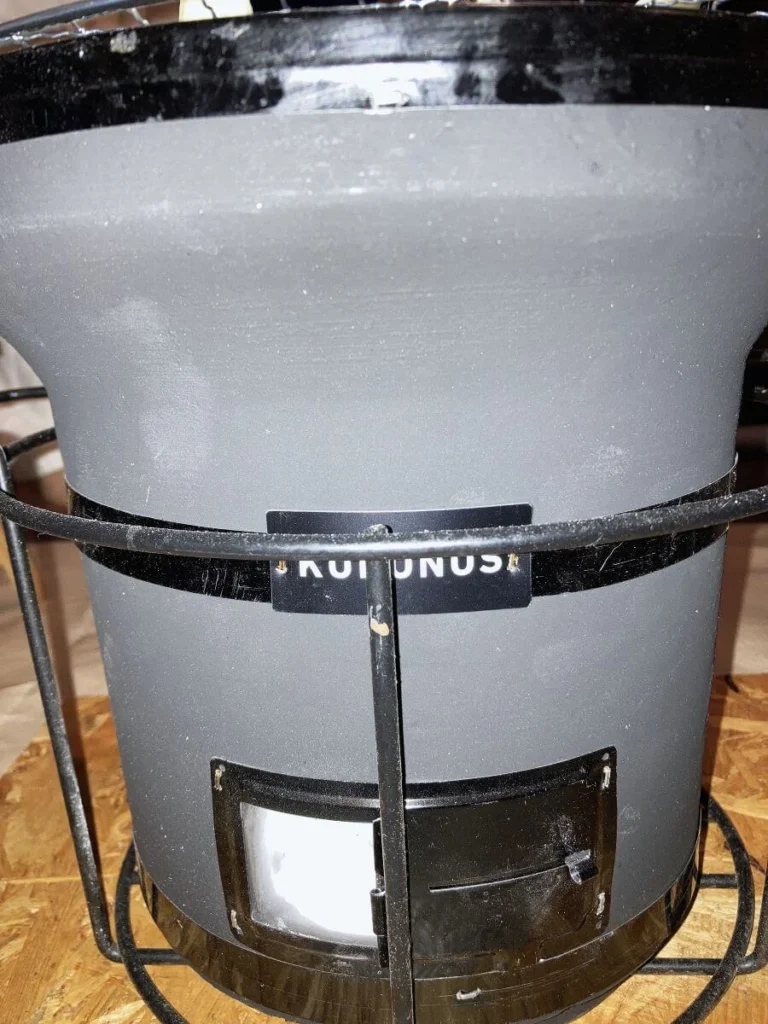 KURONOS黒七輪9号の購入して少し使った状態 漆黒のフォルム