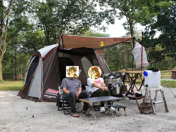 キャンピングガイドカメラマンに撮影してもらった時の写真