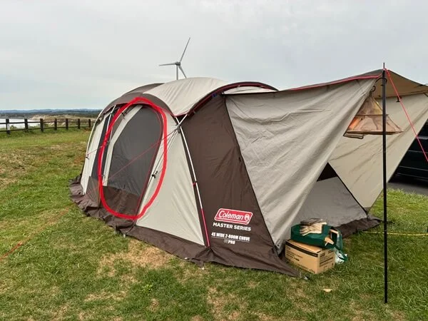 Coleman MasterSeries Curve
ファスナーの開け閉めができなくなった箇所