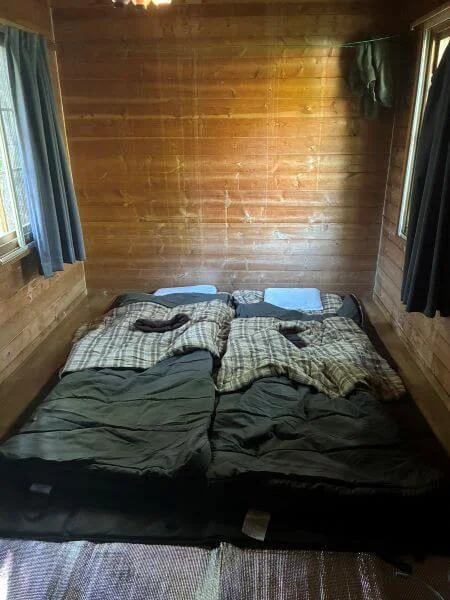 定山渓自然の村 小屋の中