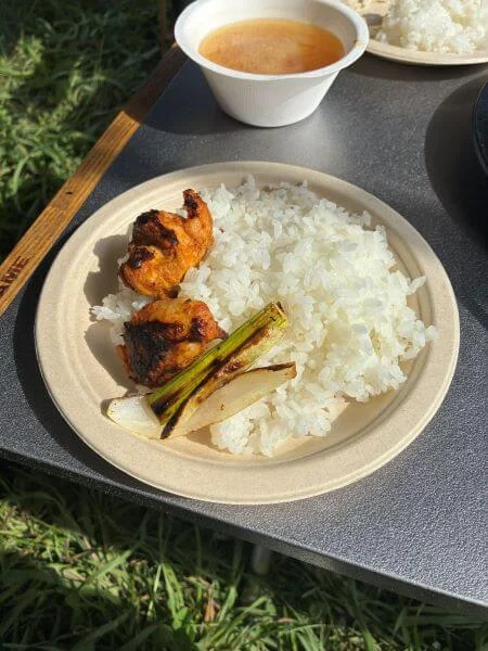 朝ごはんは、タンドリーチキン