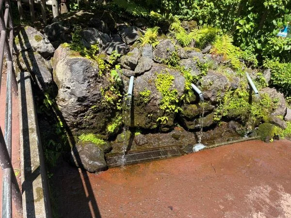 京極ふきだし公園の湧き水