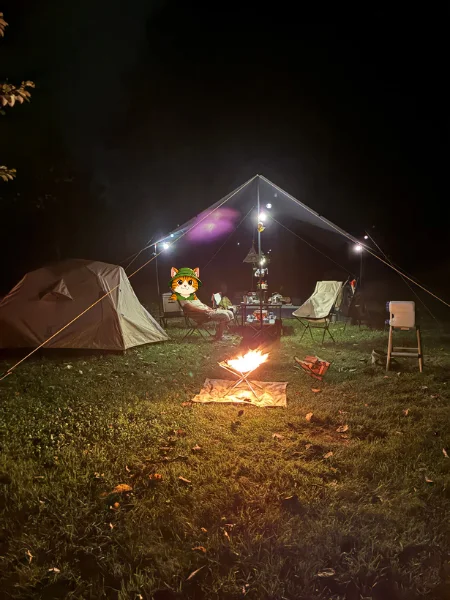 夜のわたしたちのサイト風景
