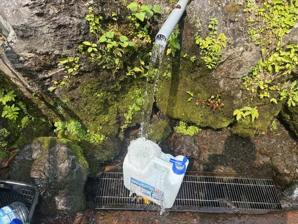 いつもの任務は湧き水汲み