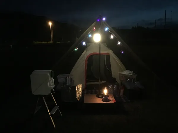 Coleman LEDストリングライトⅡ
キャンプを始めたころの様子